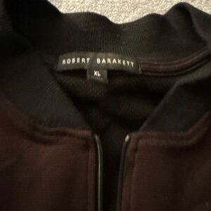 Robert Barakett Men's Dark Bomber Jacket
